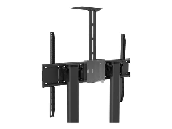 Vision X-Series VFM-F26 - Vogn - for flatpanel / videokonferansesystem - høydejusterbar, maks. 80 kg - stål - svart - skjermstørrelse: 55"-100"