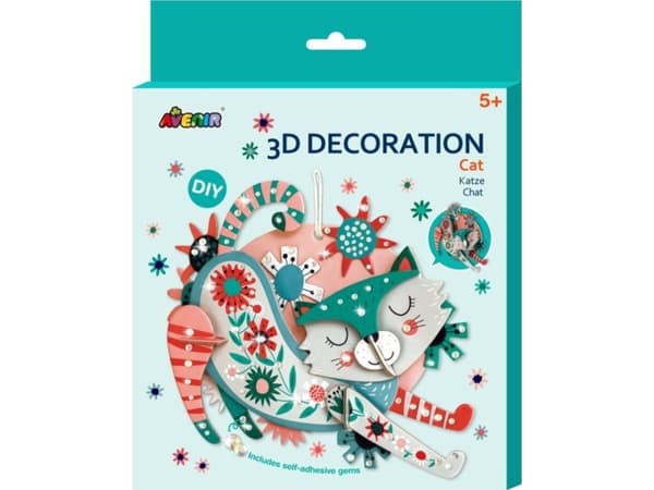 MG Dekoration 3D - Katt