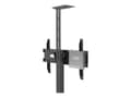 Miniatyrbilde 4 av 5: Vision X-Series VFM-F21 - Vogn - for flatpanel / videokonferansesystem - høydejusterbar, maks. 50 kg - stål - svart - skjermstørrelse: 31"-80"