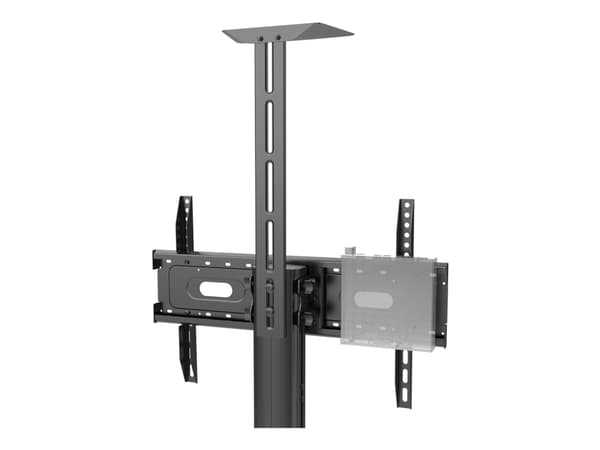 Vision X-Series VFM-F22 - Vogn - høydejusterbar - for LCD-skjerm - stål, aluminium - matt svart - skjermstørrelse: 31"-80"