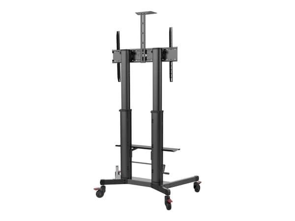 Vision X-Series VFM-F27 - Vogn - høydejusterbar - for LCD-skjerm - stål, aluminium - matt svart - skjermstørrelse: 55"-100"