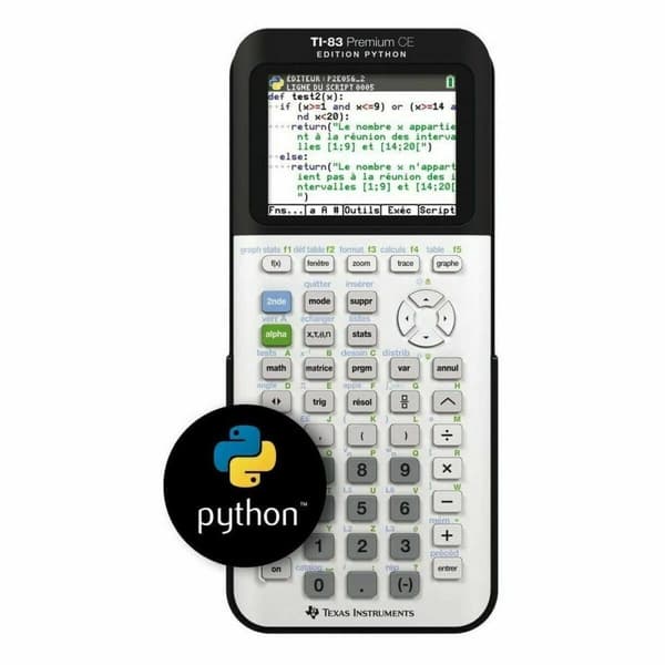 Calculator VudúKnives 83PREP/TBL/1E2 Black Black/White Plastic Sort, Hvid