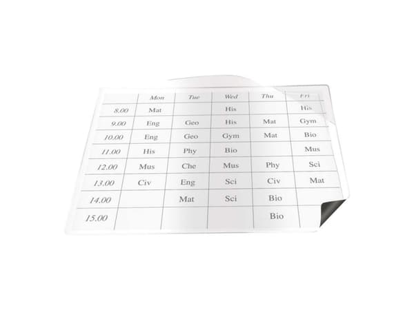 Magnetlomme A5 BUDGET Quickload åben top og side 100stk/pak