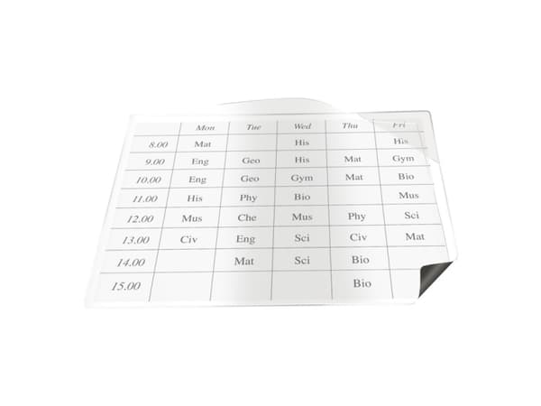 Magnetlomme A5 BUDGET Quickload åben top og side 100stk/pak