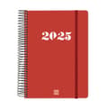 Miniatyrbild 1 av 7: Diary Finocam MY E10 Red A5 15,5 x 21,2 cm 2025