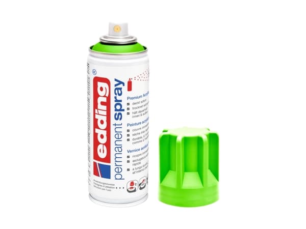 Edding 5200, 200 ml, Grön, Matt, Sprayburk, Väderbeständig