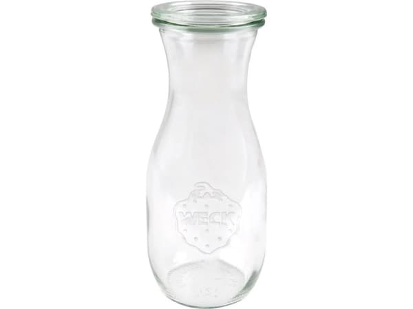 Patentflaske Weck 530 ml Ø7.95x18.4 cm uden låg glas,stk