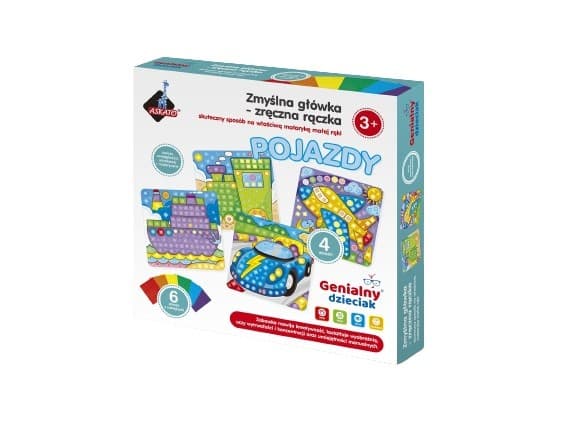 Askato Kuorintalauta Genius Kid Hand - Ajoneuvot