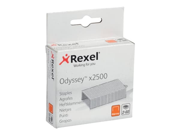 Rexel Odyssey - Stifter - stål - sølv - pakke av 2500 - for Odyssey