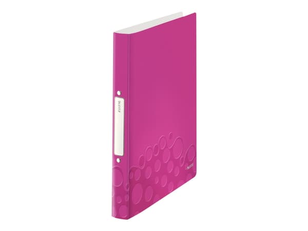 Leitz WOW - Ringpärm - för A4 (210 x 297 mm) - kapacitet: 190 ark - rosametallic