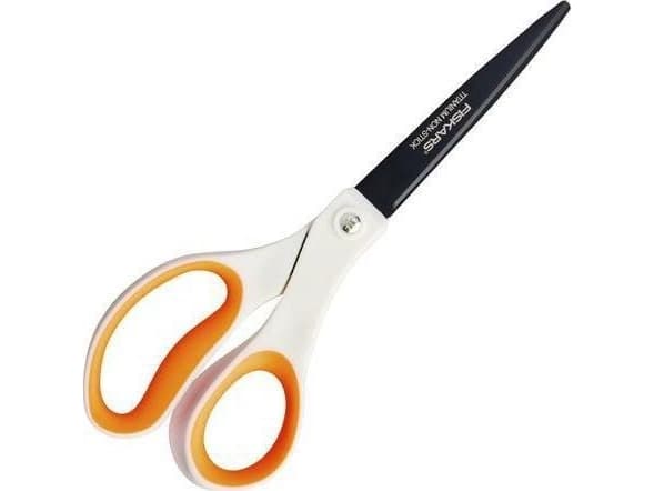 Fiskars 1004721, Voksen, Rett kutt, Single/enkelt, Sort, Oransje, Rustfritt stål, Universell, Titan