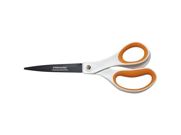 Fiskars 1004721, Voksen, Rett kutt, Single/enkelt, Sort, Oransje, Rustfritt stål, Universell, Titan