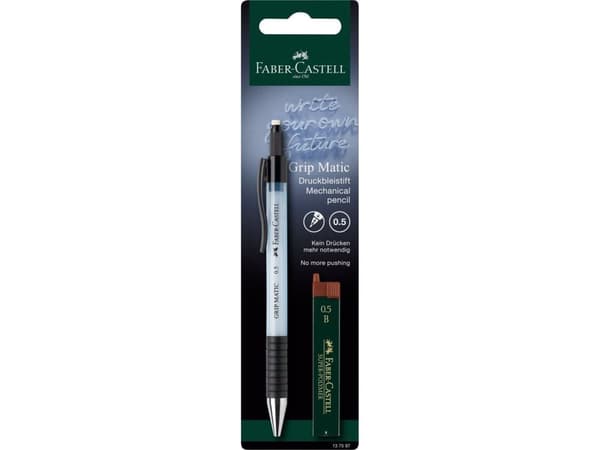Faber-Castell 137597, Blå, Sort, Lyseblå, Rund, 1 stykker
