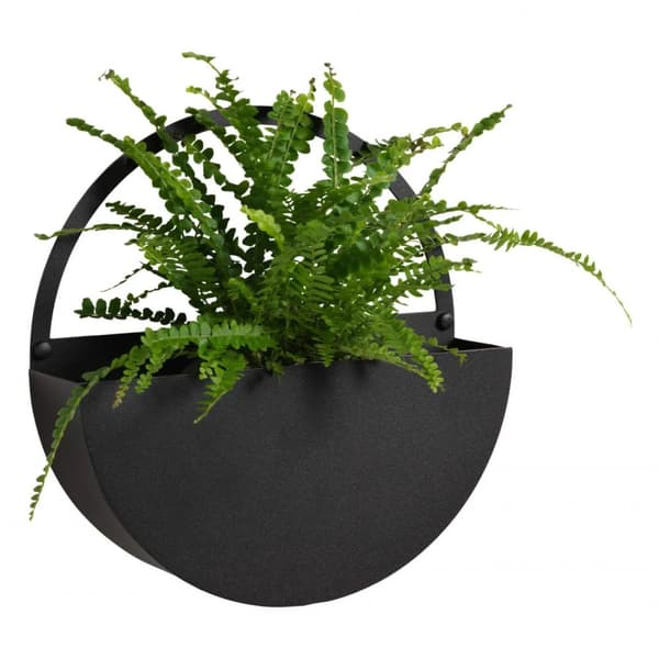 Circle Plant holder Ø 25 cm. Black