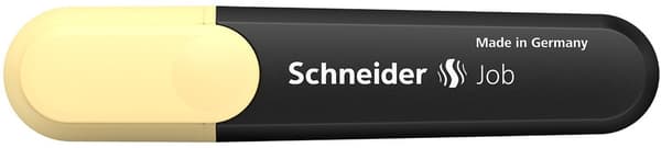 Schneider S-1525 Tekstmarkør Job Pastelfarve Vanilje