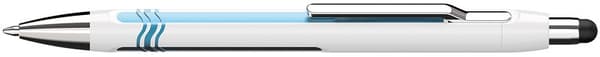 Schneider S-138702 Kulspetspenna Epsilon Touch Blue bläck, Vit/blått fat