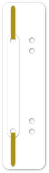 Kangaro 07060-09 Quick Adhesive Strip A5 2-huls PP Box A 100 stykker Hvid