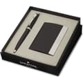 Miniatyrbild 1 av 3: Sheaffer SF-G2933851-3 Kulspetspenna 100 M presentset blank svart lack Förkromad + visitkortshållare