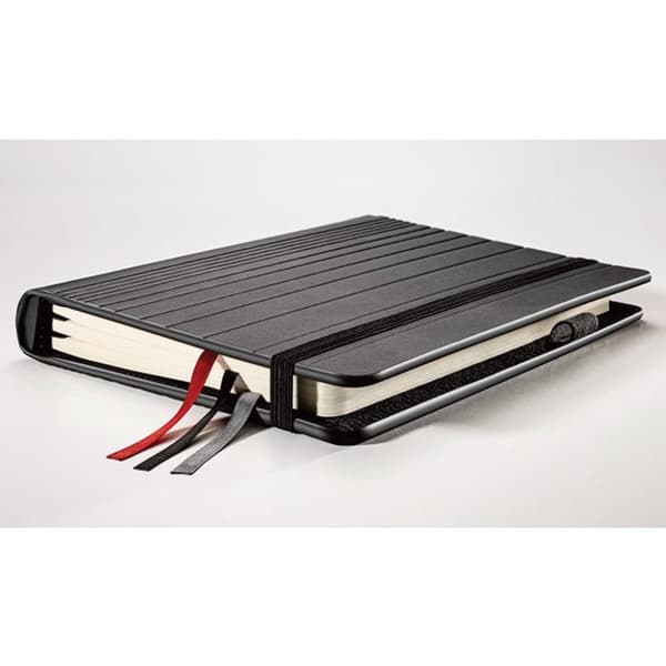 Sigel SI-CF133 Conceptum Flex Business Organizer A5 svart/konfektläder + 3 anteckningsböcker