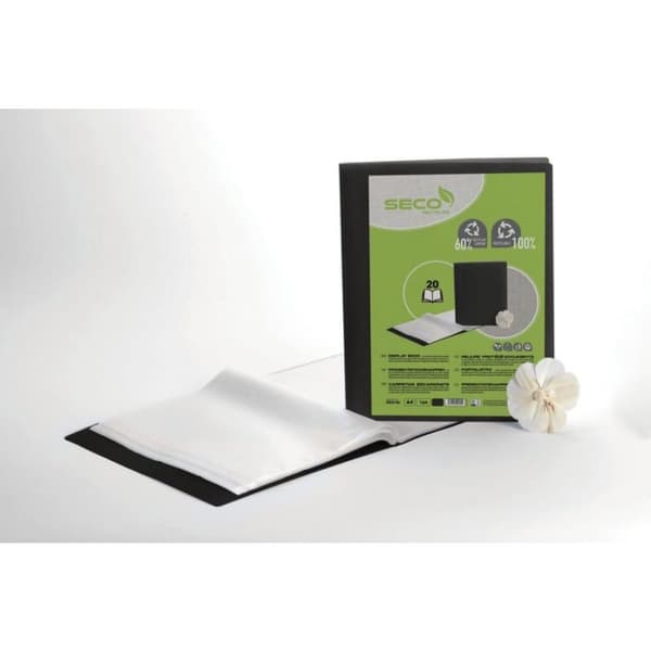 Seco SE-DB20-BK Vis Album A4 20 ark Sort