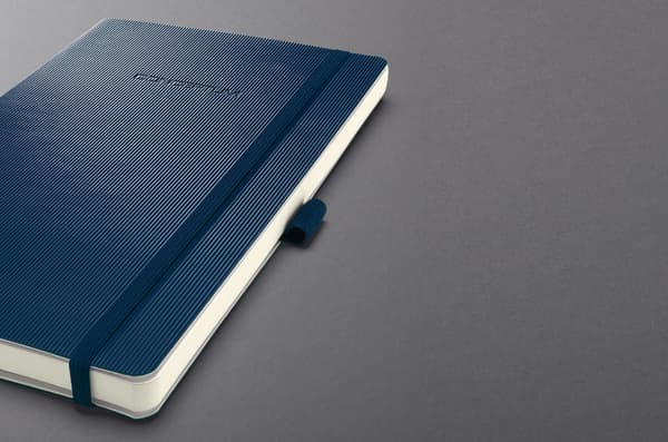 Sigel SI-CO326 Notebook Conceptum Pure Softcover A5 Blå ternet