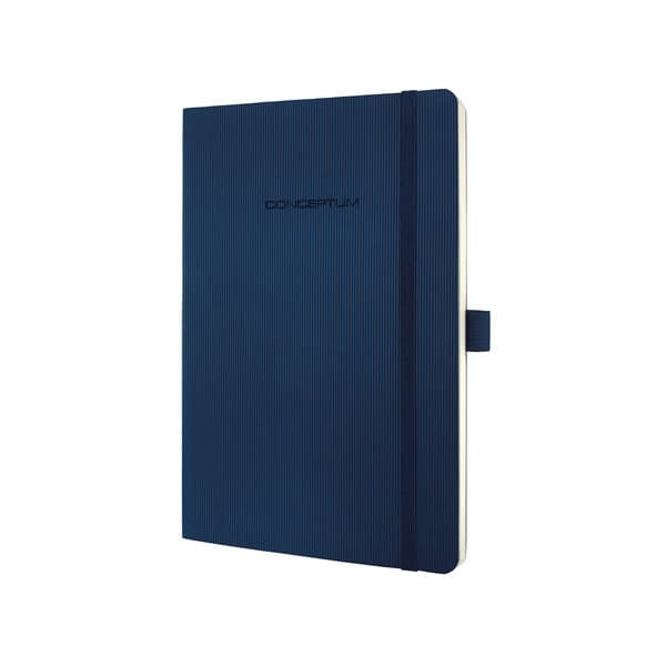 Sigel SI-CO326 Notebook Conceptum Pure Softcover A5 Blå ternet