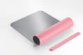 Miniatyrbillede 2 af 9: Sigel SI-SA605 Rollable Pad Pink-sølv, 800x300x2mm imiteret læder, dobbeltsidet