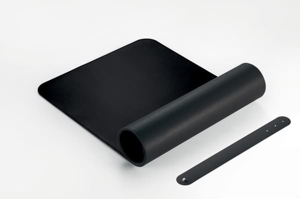 Sigel SI-SA604 rullebar pude sort-sort, 800x300x2 mm imiteret læder, dobbeltsidet