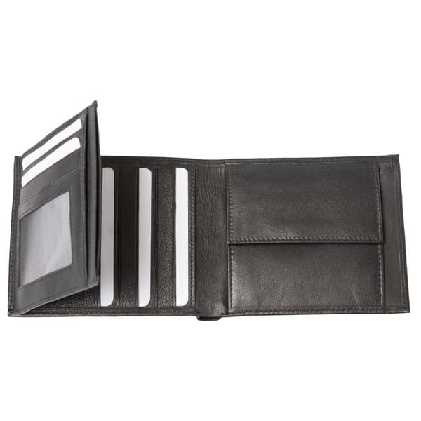 Alassio JU-42246 Pung 10x12x2cm Læder Sort