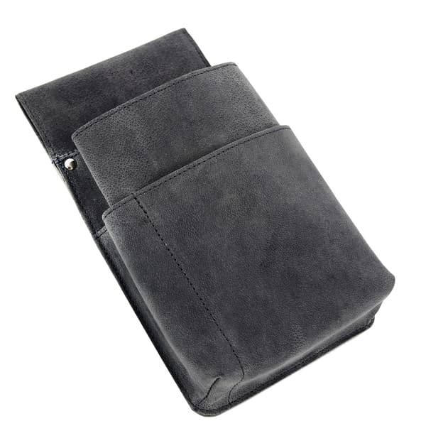 Alassio JU-42196 Servitörsplånbok Hunter Läder Grå 18,5x9,5 Cm