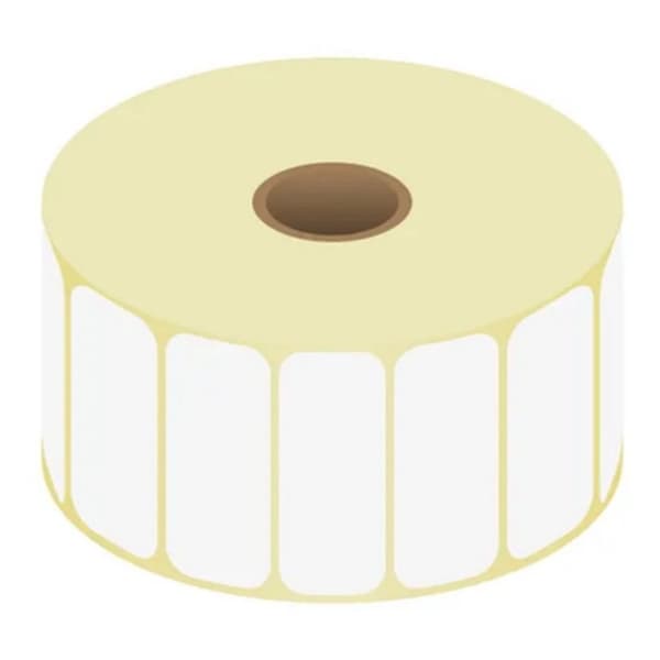 Kangaro K-904881 Etiketter Rulle 2580 Etiketter 5,1x2,5 cm Vit