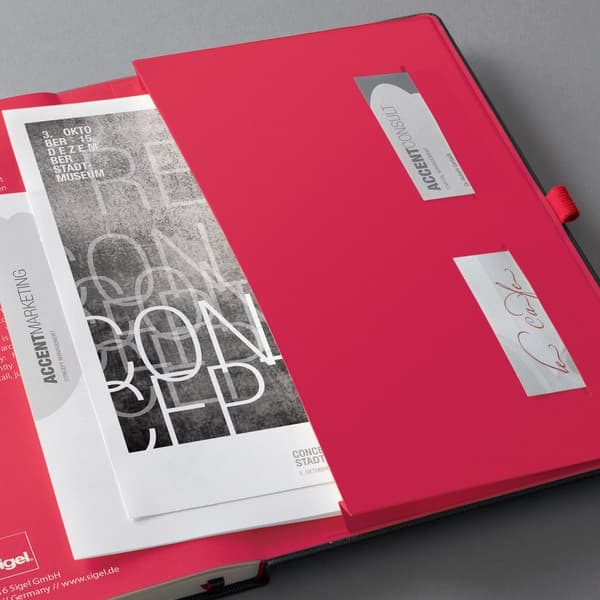Sigel SI-CO663 Notebook Conceptum RED Edition Hardcover A5 Black Line