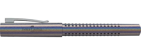 Faber Castell FC-140842 Reservoarpenna Faber-Castell Grip Glam M Silver