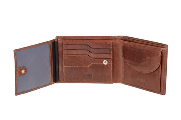 Juscha JU-42222 Pung Mika Brown RFID 13,5x11x3,5cm