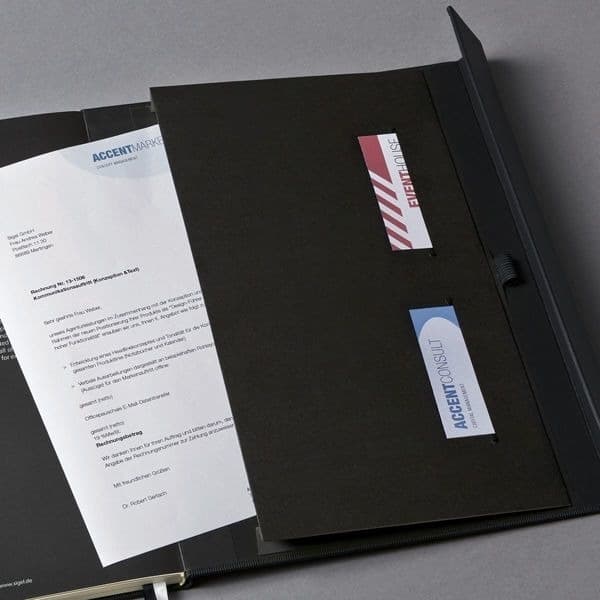 Sigel SI-CO151 Notebook Conceptum Pure Hardcover med magnetisk lukning A4 sort