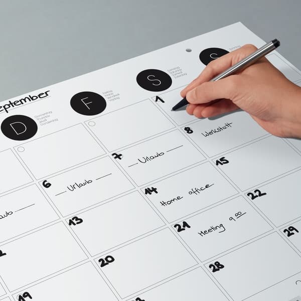 Sigel SI-HO550 Vægkalender 595x410mm Månedsplanlægger