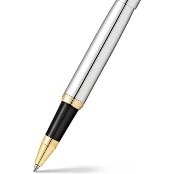 Sheaffer SF-E1942251 Rollerball VFM M Polerad krom guldpläterad