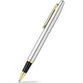 Miniatyrbild 1 av 3: Sheaffer SF-E1942251 Rollerball VFM M Polerad krom guldpläterad