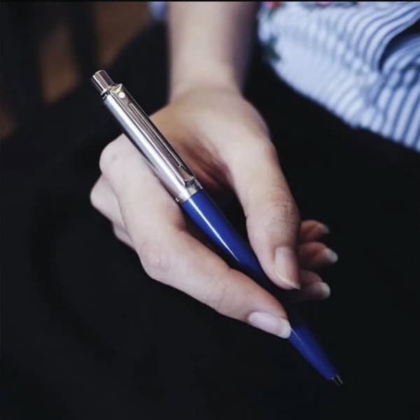 Sheaffer SF-E23217351 Sentinel M Kuglepen Blå Børstet Forkromet Forkromet