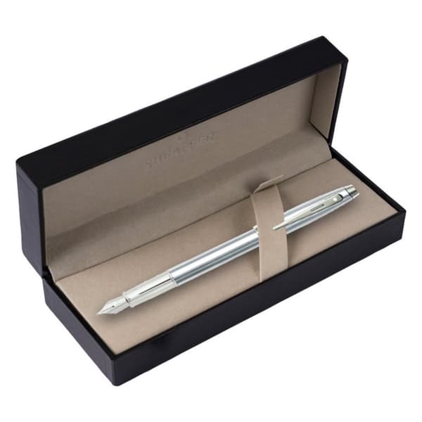 Sheaffer SF-E0930643 Fyldepen 100 F Børstet forkromet Nikkelbelagt