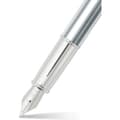 Miniatyrbillede 2 af 4: Sheaffer SF-E0930643 Fyldepen 100 F Børstet forkromet Nikkelbelagt