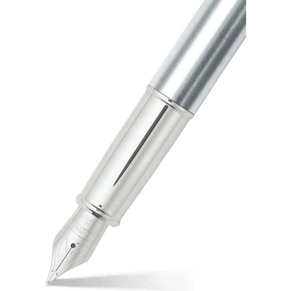 Sheaffer SF-E0930643 Fyldepen 100 F Børstet forkromet Nikkelbelagt