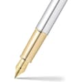 Miniatyrbild 2 av 3: Sheaffer SF-E0934053 Reservoarpenna 100M Bright Chrome Gold Tone
