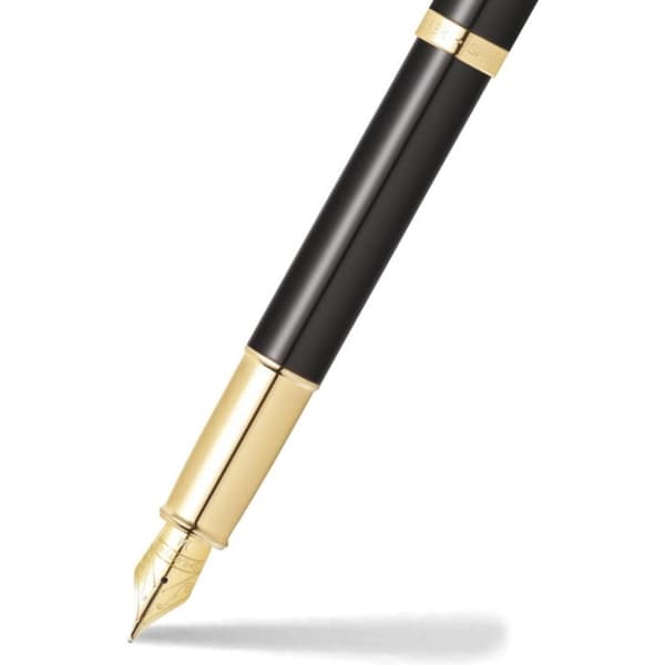 Sheaffer SF-E0932253 fyldepen 100M blank sort guld tone