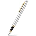 Miniatyrbillede 2 af 2: Sheaffer SF-E0942253 fyldepen VFM M poleret forkromet guldbelagt