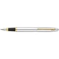 Miniatyrbillede 1 af 2: Sheaffer SF-E0942253 fyldepen VFM M poleret forkromet guldbelagt