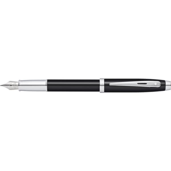 Sheaffer SF-E0933853 Reservoarpenna 100 M blank svart lack Förkromad