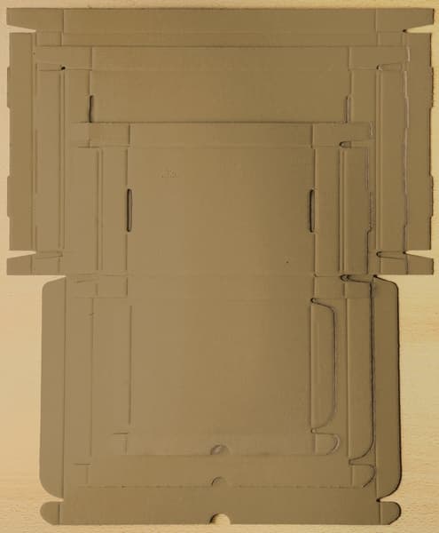 Raadhuis RD-352003-25 Brevlåda 180x115x28mm Krymp 25 bitar wellpapp Brun