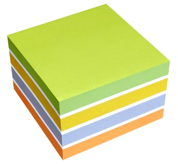 Infonoter IN-5654-52 75x75 mm Blandet farveblandingsblok A 450 ark