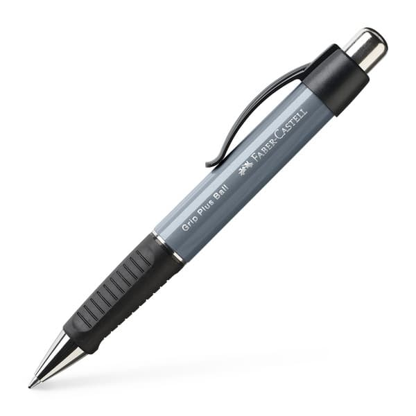 Faber Castell FC-140789 Kulspetspenna Faber-Castell Grip Plus Stengrå
